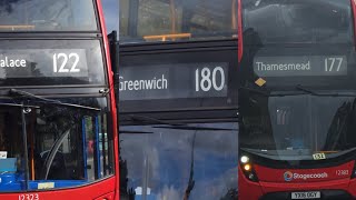 London Buses at Woolwich Market 03102024 8K [upl. by Etaner]