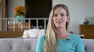 Emilys talks about Treating her Psoriasis  Clarify Home Phototherapy 30 Seconds [upl. by Anaejer]