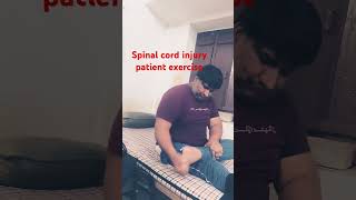 Spinal cord injury patient exercise [upl. by Sirahs604]