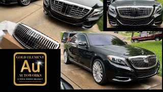 How To Install New Maybach Grill on 2014 thru 2020 Mercedes S550 W222 [upl. by Constantin]