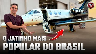 EXCLUSIVO Voamos no MAIS NOVO jatinho da EMBRAER – Phenom 100EX [upl. by Krystal]