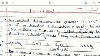 Mohrs Method  Precipitation Titration  Pharmaceutical Analysis bpharmacynotes sem1 [upl. by Legge]