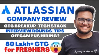 80 Lakhs CTC for Freshers in India   Atlassian Company Review  Interview Process  Off Campus 🔥 [upl. by Hannad]