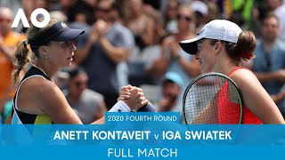 Anett Kontaveit v Iga Swiatek Full Match  Australian Open 2020 Fourth Round [upl. by Balduin92]