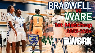 Bradwell Tigers v Ware County Gators Basketball Region Matchup 20232024 duworksportsmedia [upl. by Iseabal449]