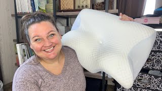 Amazon Pillow Review  HOMCA Cervical Memory Foam Pillow for Back Neck and Shoulder Pain [upl. by Rehpetsirhc]