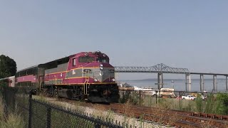 South Coast Rail testing  Fall River MA Rail Line  8142024 [upl. by Atnoved504]