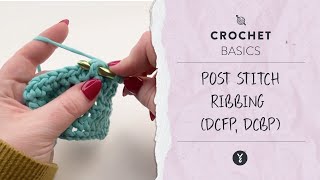 Post Stitch Ribbing ​dcfp dcbp [upl. by Jule]