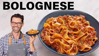 Easy Bolognese Sauce Recipe [upl. by Erlin]