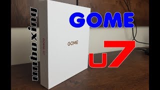 Unboxing Gome U7  custa menos de R40000 [upl. by Akcire]