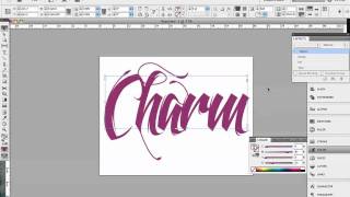 3D Typography Effect in InDesign [upl. by Llezom]