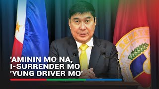 Kamaganak ng senador Raffy Tulfo has message for passenger of viral SUV with 7 plate [upl. by Riccio]