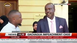 Gachagua impeachment case Court to give ruling on Gachagua impeachment case [upl. by Adeirf]