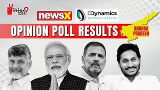 The 2024 Andhra Pradesh Result  NewsX DDynamics Opinion Poll [upl. by Yeargain868]