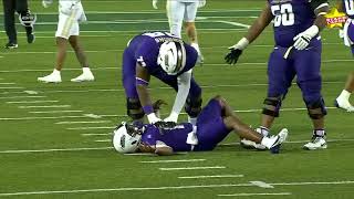 JMU QB Alonza Barnett III earns unsportsmanlike conduct penalty for epic flop of the year candidate [upl. by Kurt314]