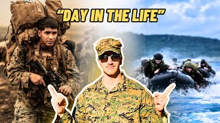 Day In The Life of an INFANTRY MARINE [upl. by Yecaj]