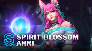 Spirit Blossom Ahri Wild Rift Skin Spotlight [upl. by Nace]