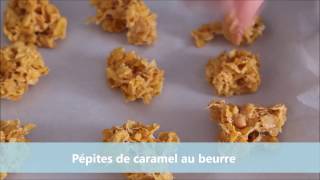 Croquants au caramel et beurre darachide [upl. by Lilaj]