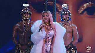 Nicki Minaj Realize No Frauds Swish Swish live at NBA Awards [upl. by Ived775]