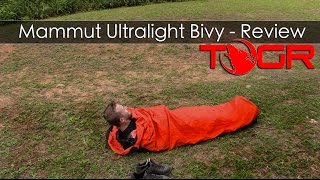 Only for the Cold Months  Mammut Ultralight Bivy  Review [upl. by Brockie]