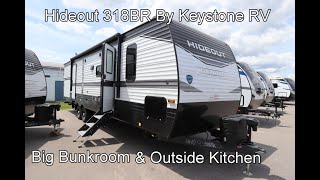 2022 Hideout 318BR Travel Trailer by Keystone RV  2nd Bunkroom trailer [upl. by Arianne157]