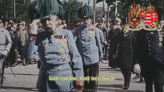 Imperial Anthem of AustriaHungary Gott erhalte Gott beschütze Remastered [upl. by Ehud125]