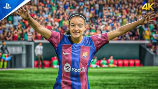 Highlights  Barcelona vs Lyon  UEFA Womens Champions League 2324 Final  FC 24  PS5  4K60 [upl. by Wagshul]