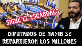 SIGUE EL ESCANDALO 8 DIPUTADOS DE NAYIB SE REPARTIERON 5 MILLONES DE FONDOS PUBLICOS [upl. by Eittak200]