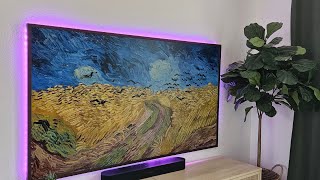 Samsung Frame TV Review A Smart TV Thats Also a Piece of Art [upl. by Adnolor]