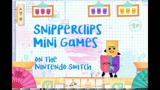 SnipperClips on Nintendo Switch Mini Games 1 of many [upl. by Reynolds]