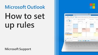 How to create custom rules in Outlook  Microsoft [upl. by Haleehs385]