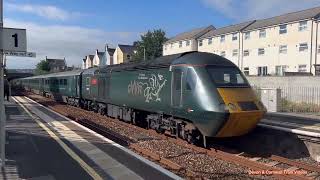 The Welshman powers through Keyham Station  290624 [upl. by Adnilram]