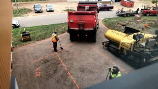 Driveway Paving Time Lapse [upl. by Nare]