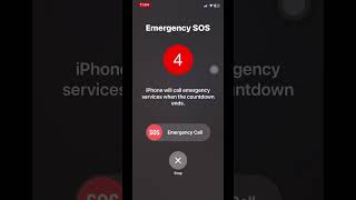 Emergency SOS in iPhone [upl. by Marquardt]