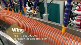 PVC Suction Spiral Hose Pipe Machine Extrusion SystemPVC Suction Hose Pipe Plant Manufacturer [upl. by Innes]