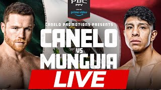 CANELO vs MUNGUIA  LIVE STREAM COVERAGE [upl. by Attehcram]