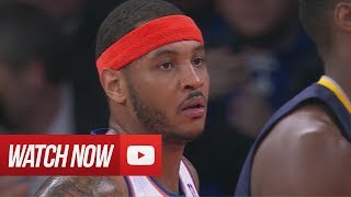 20140319  Carmelo Anthony Full Highlights vs Pacers  34 Pts 5 Assists [upl. by Borras]