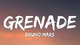 Bruno Mars  Grenade Lyrics [upl. by Nika105]