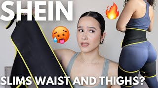 TRYING A SHEIN WAIST SHAPER [upl. by Lavina]