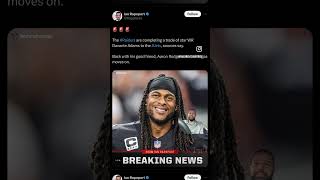 ADAMS TO THE jets nfl AAONRODGERS trade devanteadams wow brevitysports podcast [upl. by Nosiddam]