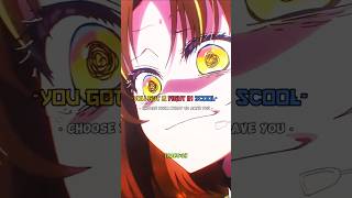 Pov you got a fight in school choose your buddy😎🔥✨anime animeedits fyp funny motivationall [upl. by Luas]