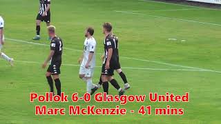 Pollok v Glasgow United  12th July 2023 [upl. by Ert]