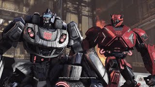 Transformers  All of jazz and cliffjumper cutscenes  4K [upl. by Rosemaria234]