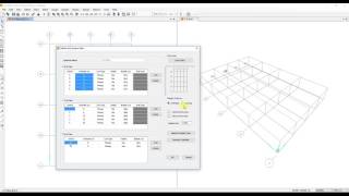 01 How to edit Grid lines in SAP2000 [upl. by Irmine]