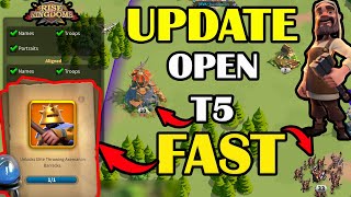 NEW PLAYERS AND UNLOCK FAST T5 Troops in Rise of Kingdoms rok [upl. by Aecila]