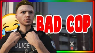 I BECAME THE WORST COP IN GTA V RP HISTORY FUNNY [upl. by Alper]