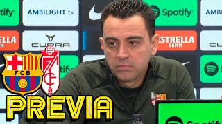 RUEDA PRENSA XAVI FC BARCELONA v GRANADA CF [upl. by Eindys]