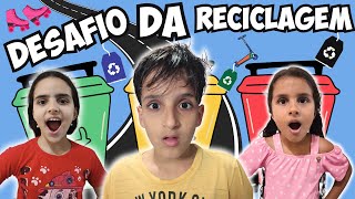 DESAFIO DA RECICLAGEM Quem Consegue Recolher Mais Lixo Reciclável 🌍 [upl. by Arikaahs330]