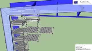 Bridging Scaffold with Layher Allround Diagonals [upl. by Yatnohs]