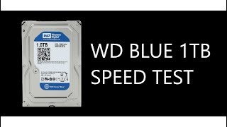 HDD WD BLUE 1TB Speed Test  Test tốc độ HDD WD 1TB WD10EZEX Sata 3 BLUE [upl. by Nnaeitak]